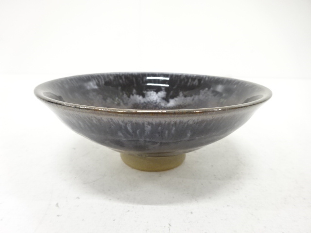 油滴天目釉　茶碗